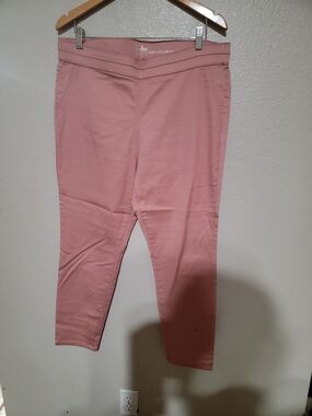 Soho Rose Pink Stretch Ankle Jeans